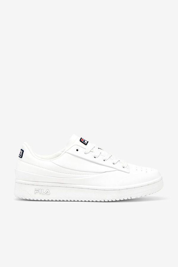 Tennis Shoe Fila Homem Branco/Azul Marinho/Vermelhas - Fila Original White Lx Outlet Portugal,SFWU-0